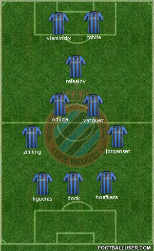 Club Brugge KV Formation 2012