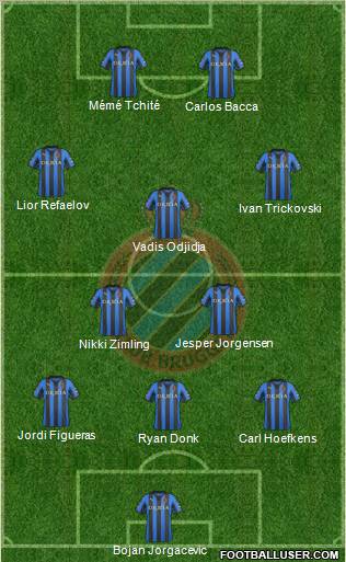 Club Brugge KV Formation 2012