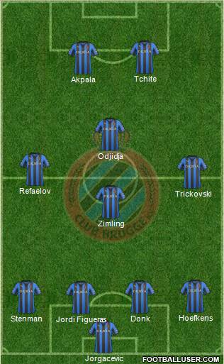 Club Brugge KV Formation 2012