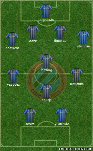 Club Brugge KV Formation 2012