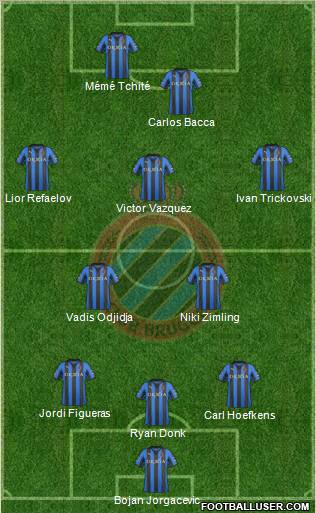 Club Brugge KV Formation 2012