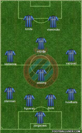 Club Brugge KV Formation 2012