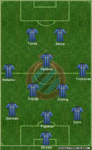 Club Brugge KV Formation 2012