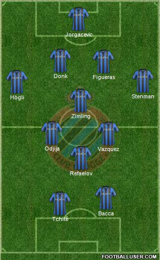 Club Brugge KV Formation 2012
