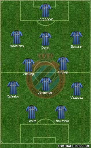 Club Brugge KV Formation 2012