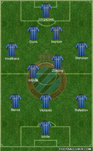 Club Brugge KV Formation 2012