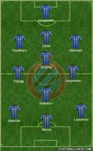 Club Brugge KV Formation 2012
