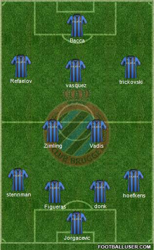 Club Brugge KV Formation 2012