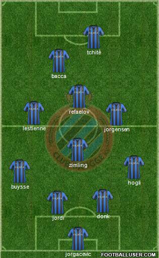 Club Brugge KV Formation 2012