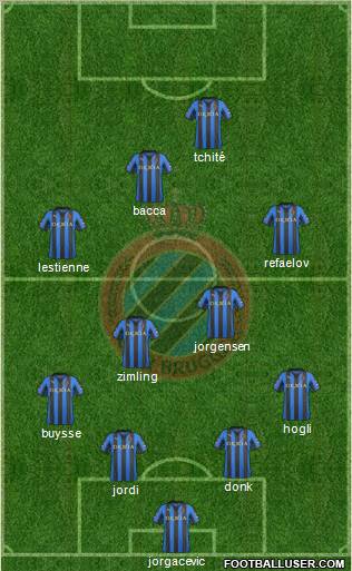 Club Brugge KV Formation 2012