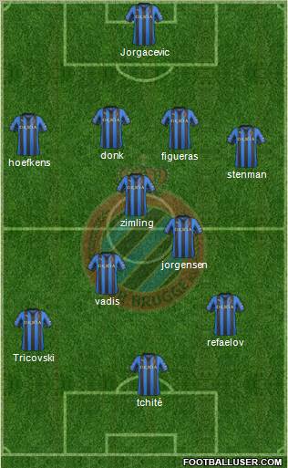 Club Brugge KV Formation 2012