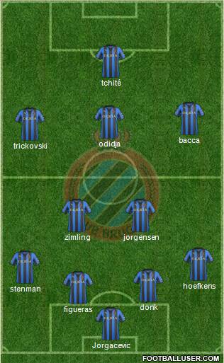 Club Brugge KV Formation 2012