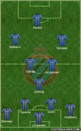 Club Brugge KV Formation 2012