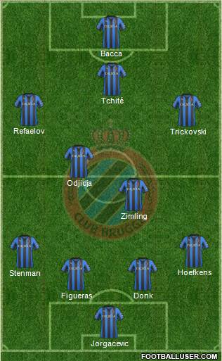 Club Brugge KV Formation 2012