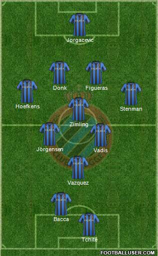 Club Brugge KV Formation 2012