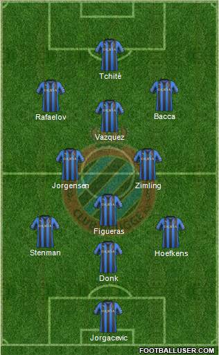 Club Brugge KV Formation 2012