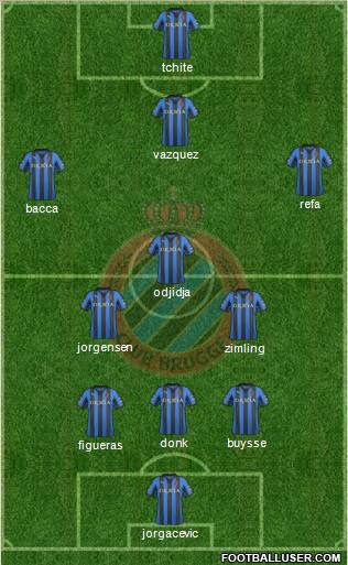 Club Brugge KV Formation 2012