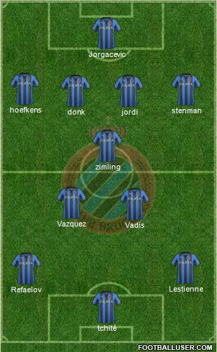 Club Brugge KV Formation 2012