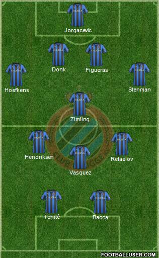 Club Brugge KV Formation 2012