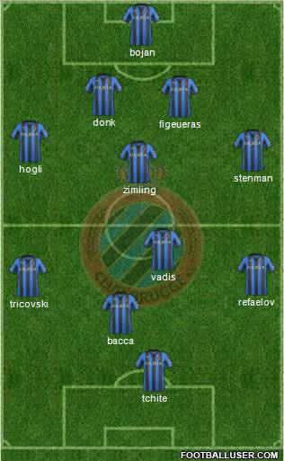 Club Brugge KV Formation 2012
