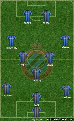 Club Brugge KV Formation 2012