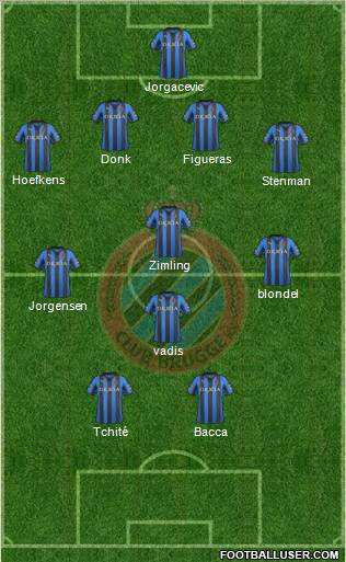 Club Brugge KV Formation 2012