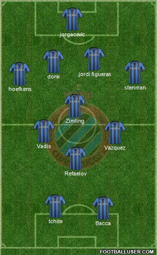 Club Brugge KV Formation 2012