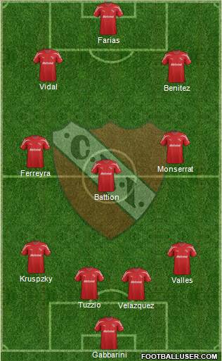 Independiente Formation 2012