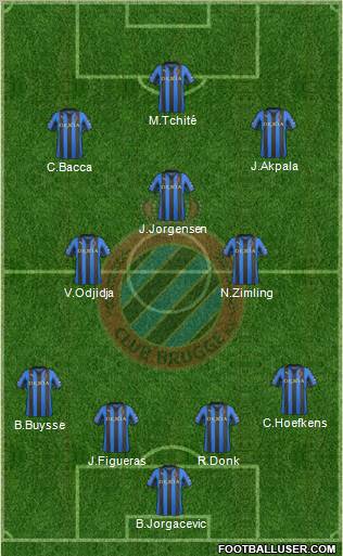 Club Brugge KV Formation 2012