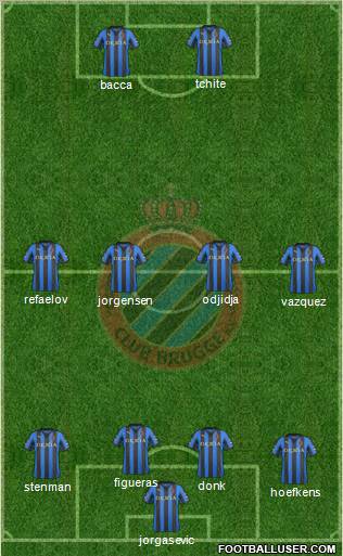 Club Brugge KV Formation 2012