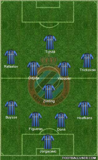 Club Brugge KV Formation 2012