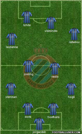 Club Brugge KV Formation 2012