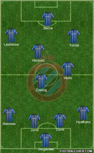 Club Brugge KV Formation 2012