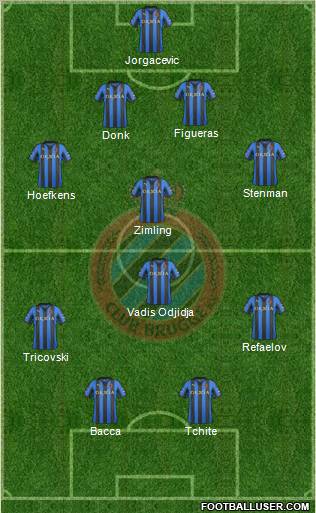 Club Brugge KV Formation 2012