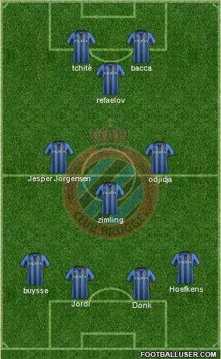 Club Brugge KV Formation 2012