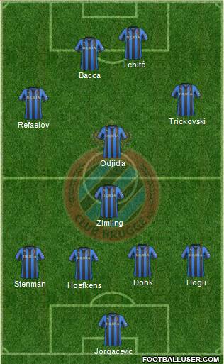 Club Brugge KV Formation 2012