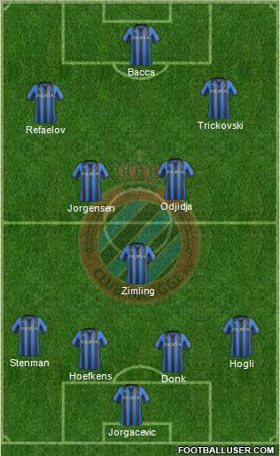 Club Brugge KV Formation 2012