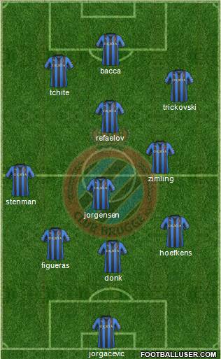 Club Brugge KV Formation 2012