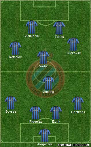 Club Brugge KV Formation 2012