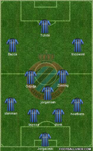 Club Brugge KV Formation 2012