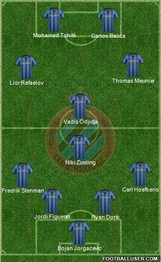 Club Brugge KV Formation 2012