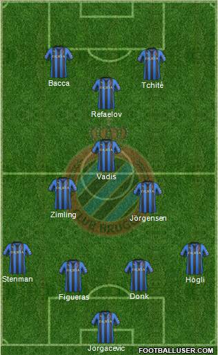 Club Brugge KV Formation 2012