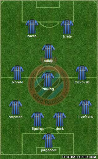 Club Brugge KV Formation 2012