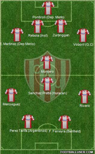 Unión de Santa Fe Formation 2012