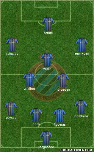 Club Brugge KV Formation 2012