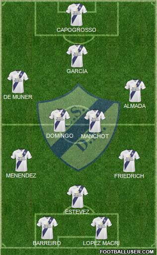 Deportivo Merlo football formation