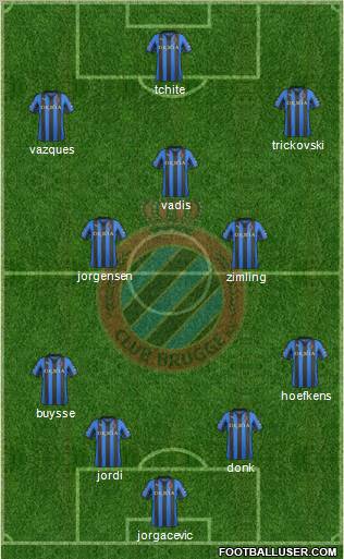 Club Brugge KV Formation 2012