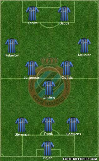 Club Brugge KV Formation 2012