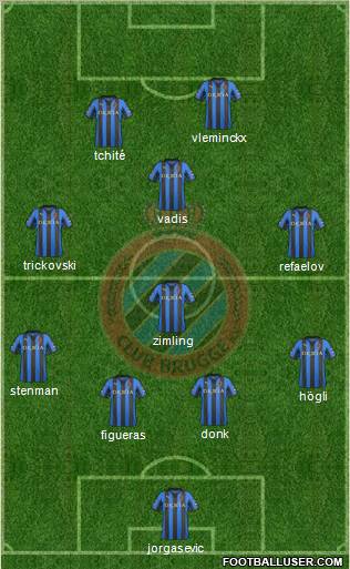 Club Brugge KV Formation 2012