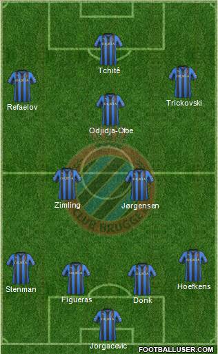 Club Brugge KV Formation 2012
